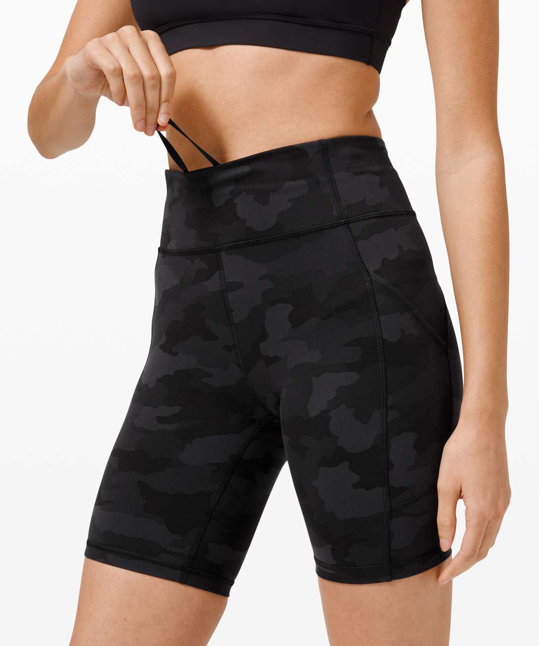 Motivate 8 High-Waist Shorts, Black