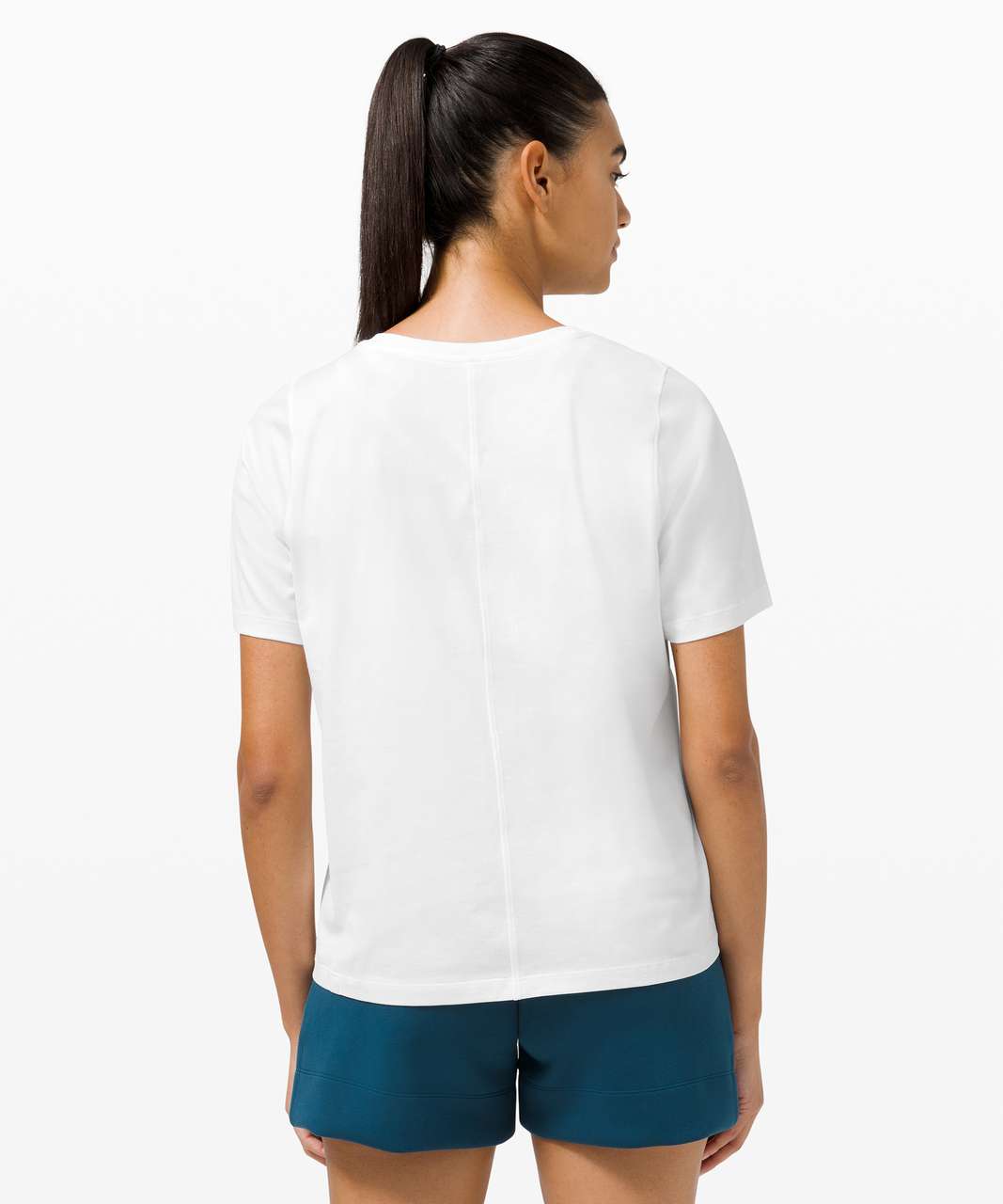 Lululemon Relaxed Fit Organic Cotton Tee - White