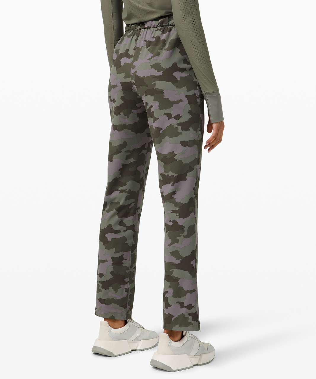 Lululemon Keep Moving Pant 7/8 High-Rise - Incognito Camo Multi Grey - lulu  fanatics