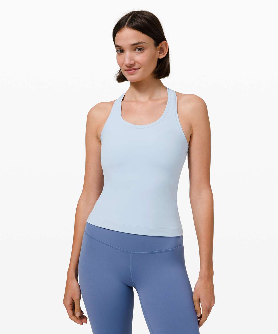 Lululemon Cool Racerback Tank Top Shorter Length - Cacao - lulu fanatics