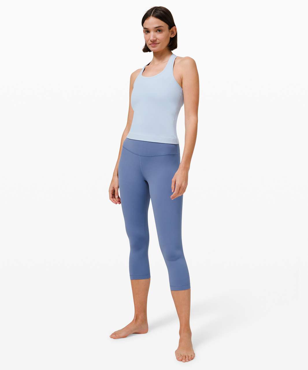 Lululemon Cool Racerback Shorter Length *Nulu - Blue Linen