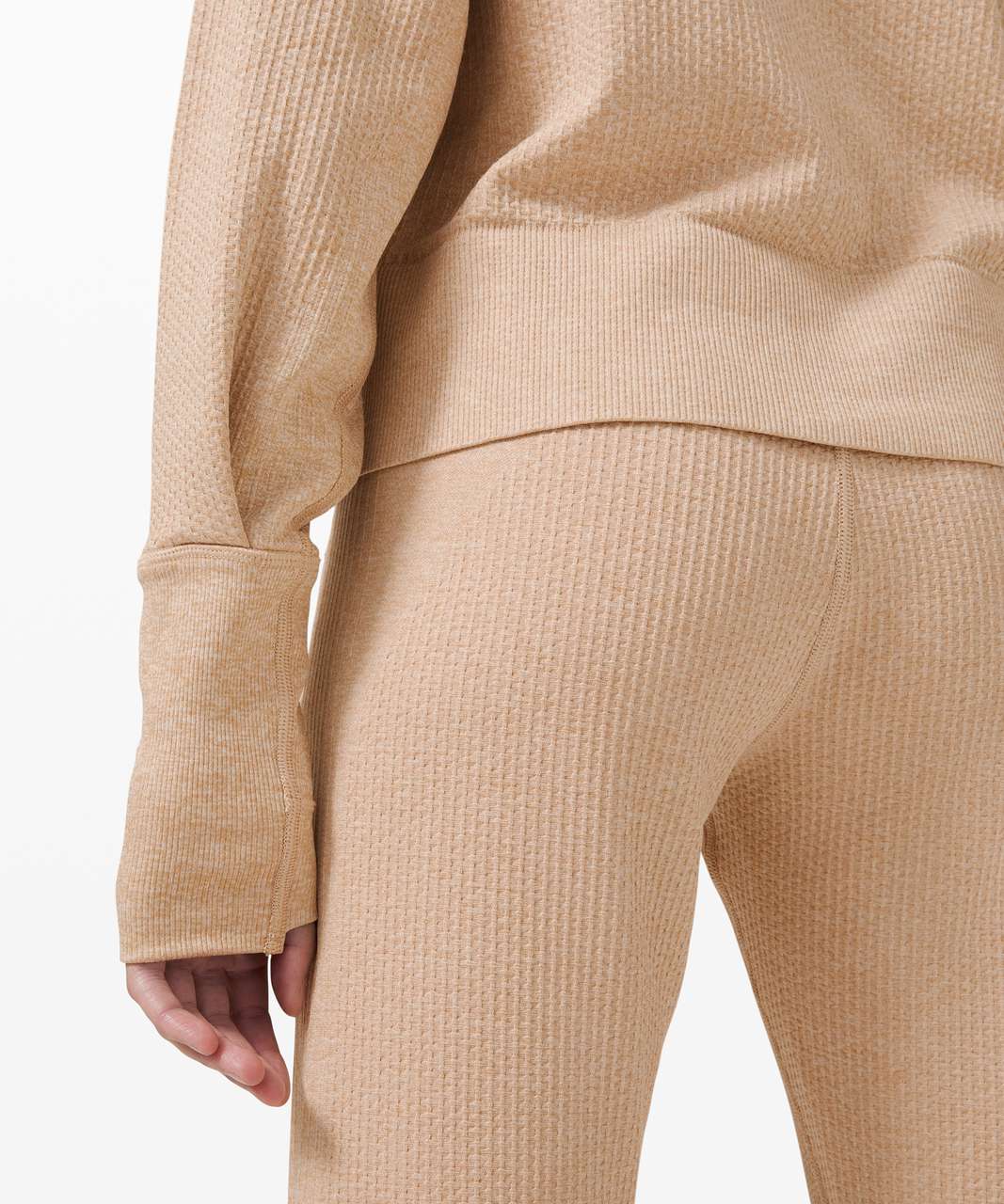 Lululemon Engineered Warmth Pullover - Cafe Au Lait / White