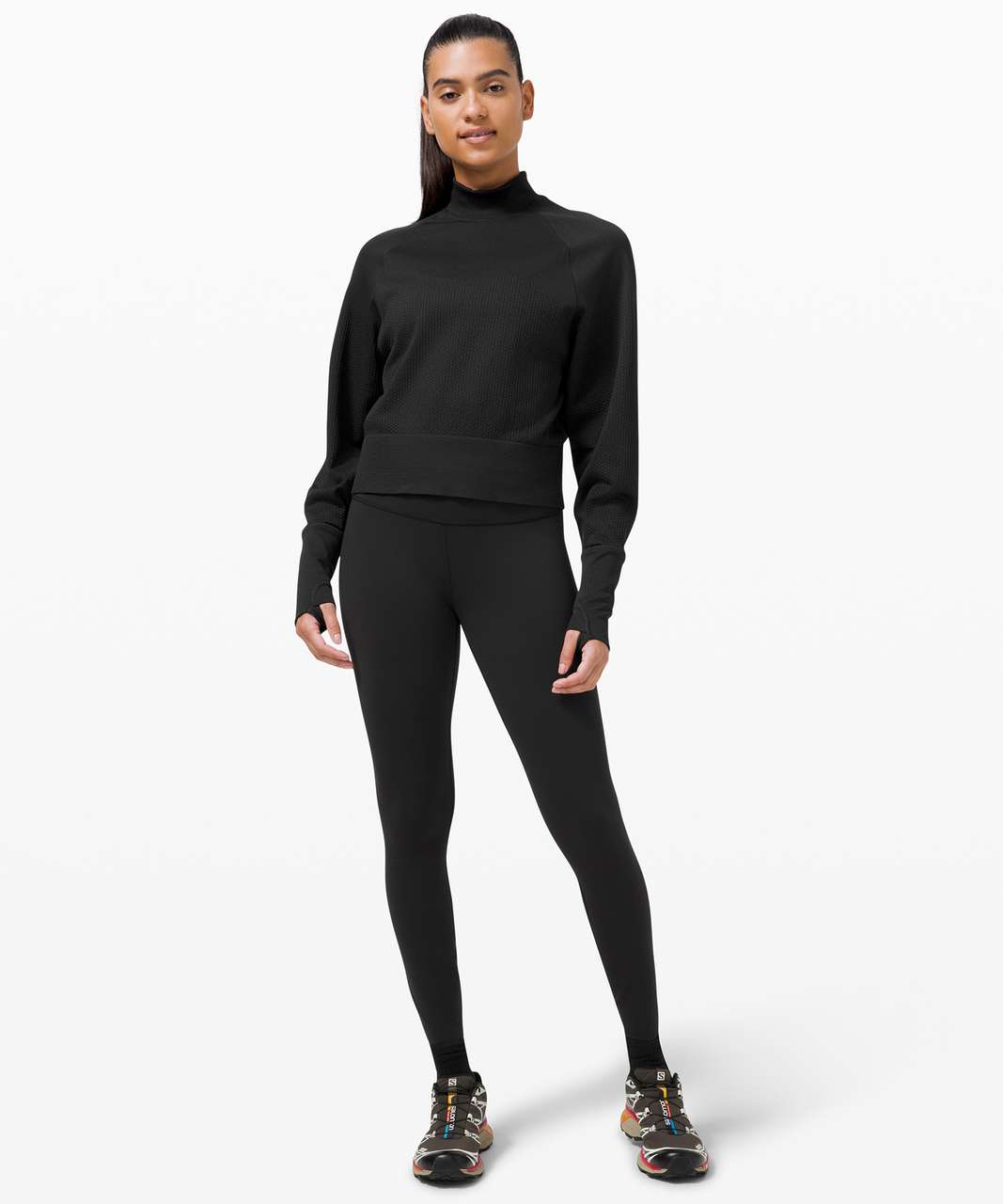 Lululemon Engineered Warmth Pullover - Black / Black