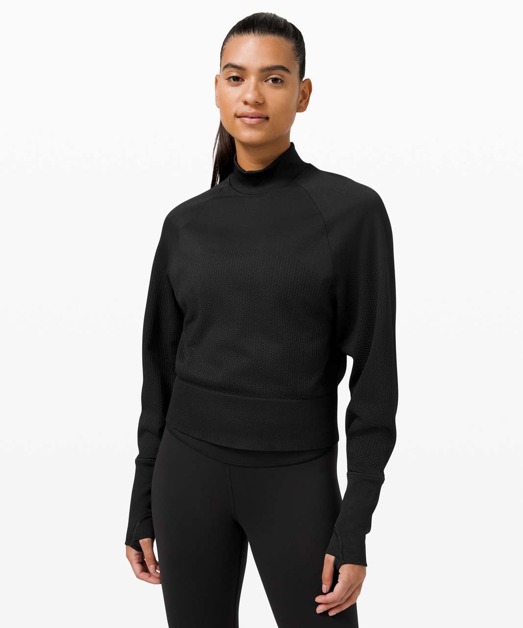 Lululemon Engineered Warmth Pullover - Black / Black - lulu fanatics