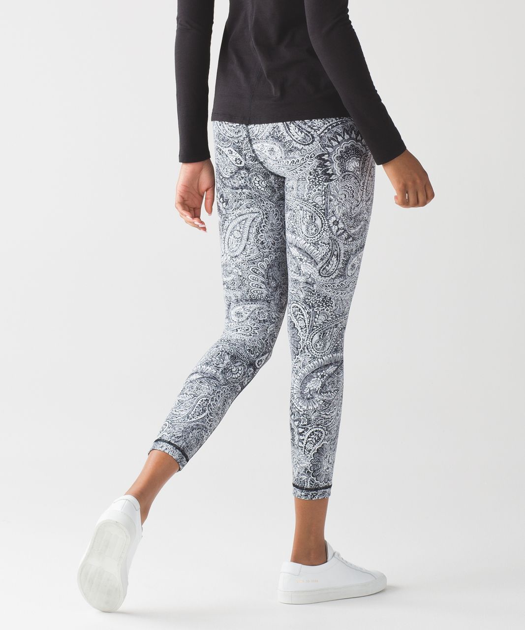 Lululemon High Times Pant - Antique Paisley White Black