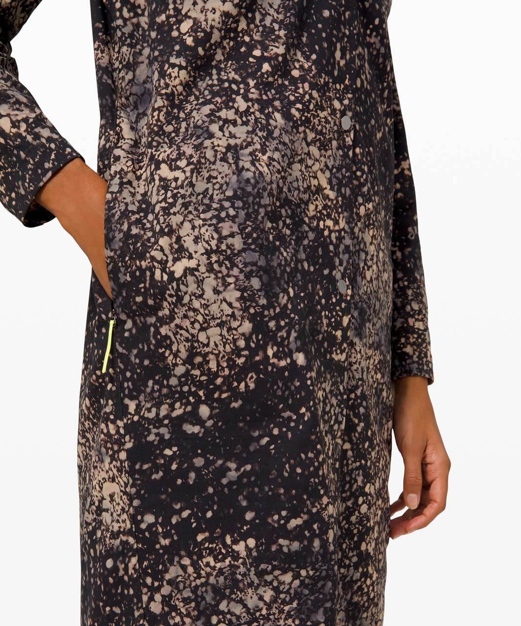 Lululemon Revera Duster Dress *lululemon lab - Planet Surface Black Granite Multi