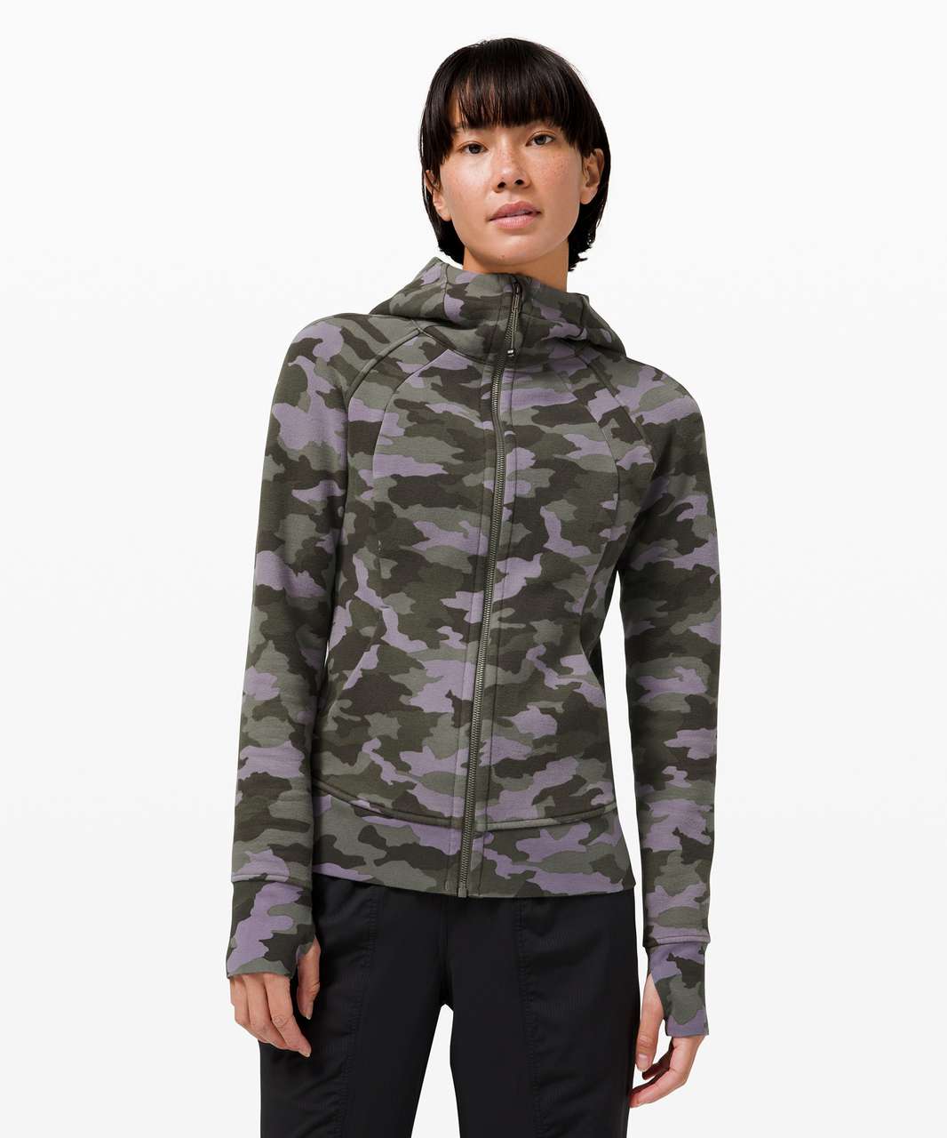 Lululemon Scuba Full-zip Hoodie In Heritage 365 Camo Tidewater Teal |  ModeSens