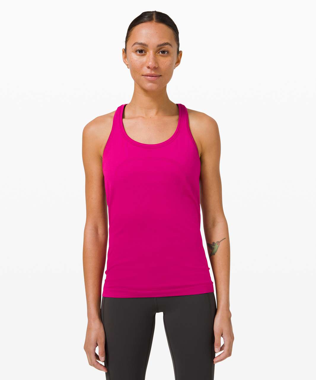 Lululemon Swiftly Tech Racerback Tank Top 2.0 In Pow Pink/ripened