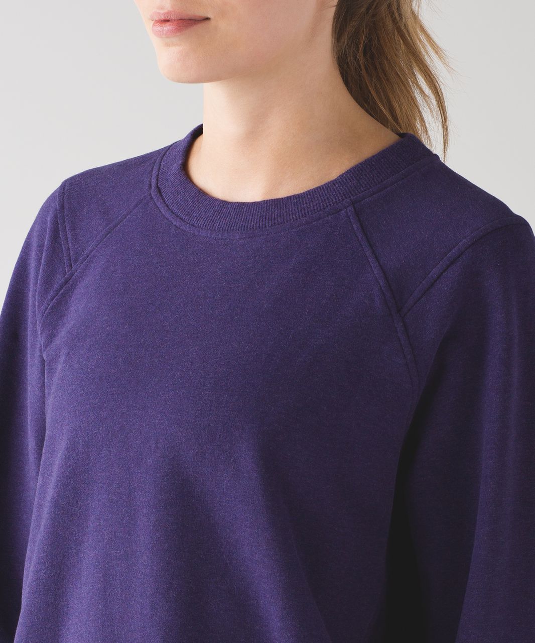 Lululemon Split Long Sleeve - Heathered Black Grape