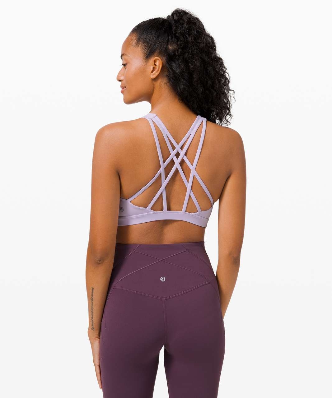 Lululemon Women's Free To Be Serene Bra Yoga Sports Bra Size 6 Peri Purple  - Intimates & Sleepwear