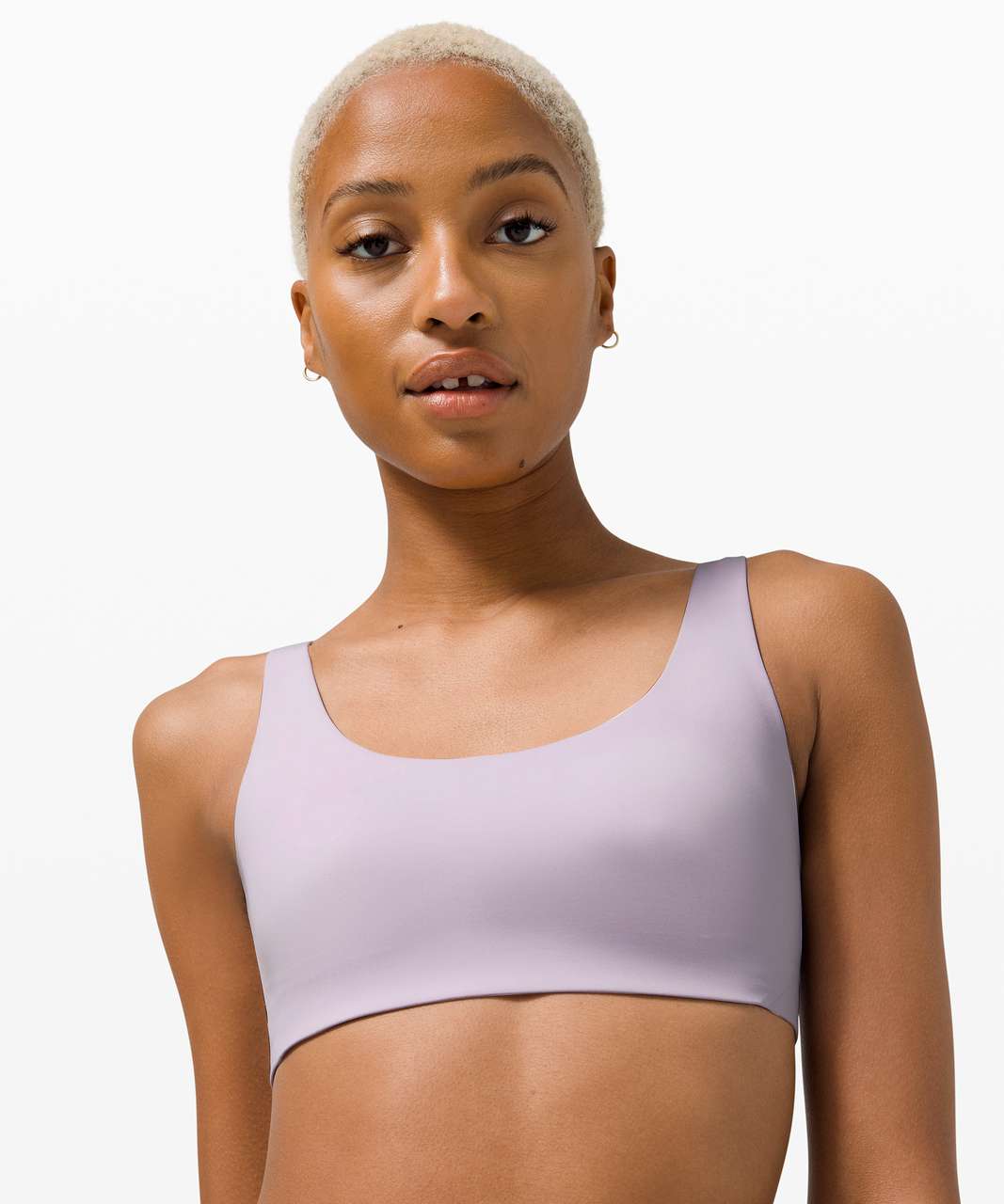 Lululemon In Alignment Straight Strap Bra *Light Support, A/B Cup -  Lavender Dew - lulu fanatics