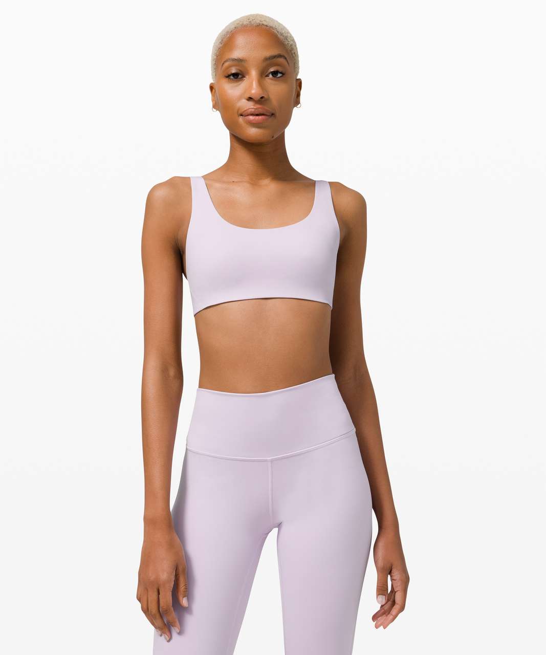 Lululemon In Alignment Straight Strap Bra *Light Support, A/B Cup -  Lavender Dew - lulu fanatics