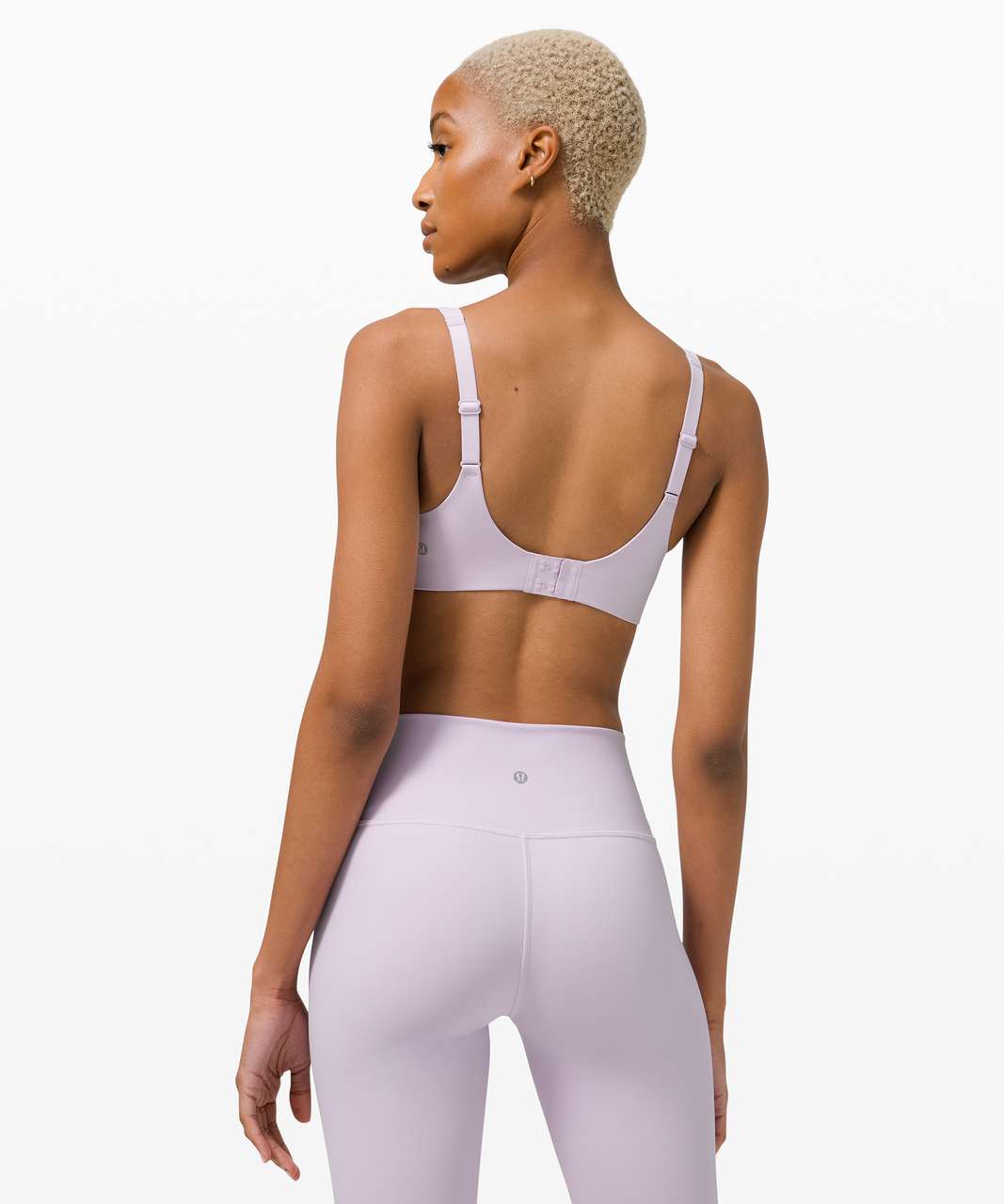 Lululemon In Alignment Straight Strap Bra *Light Support, A/B Cup -  Lavender Dew - lulu fanatics