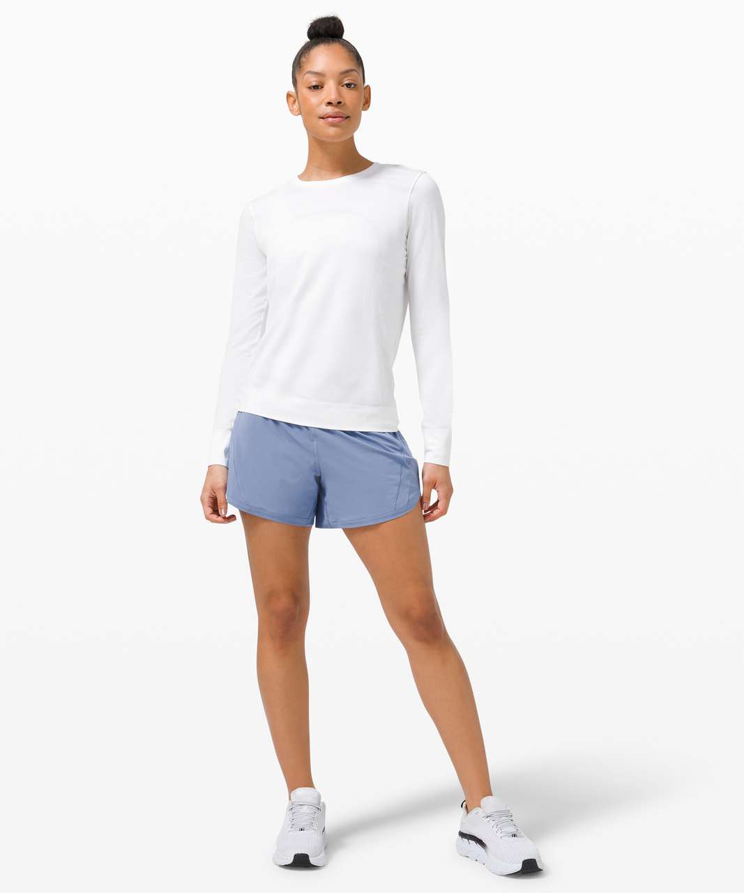 Lululemon Track That Short *5 - White - lulu fanatics