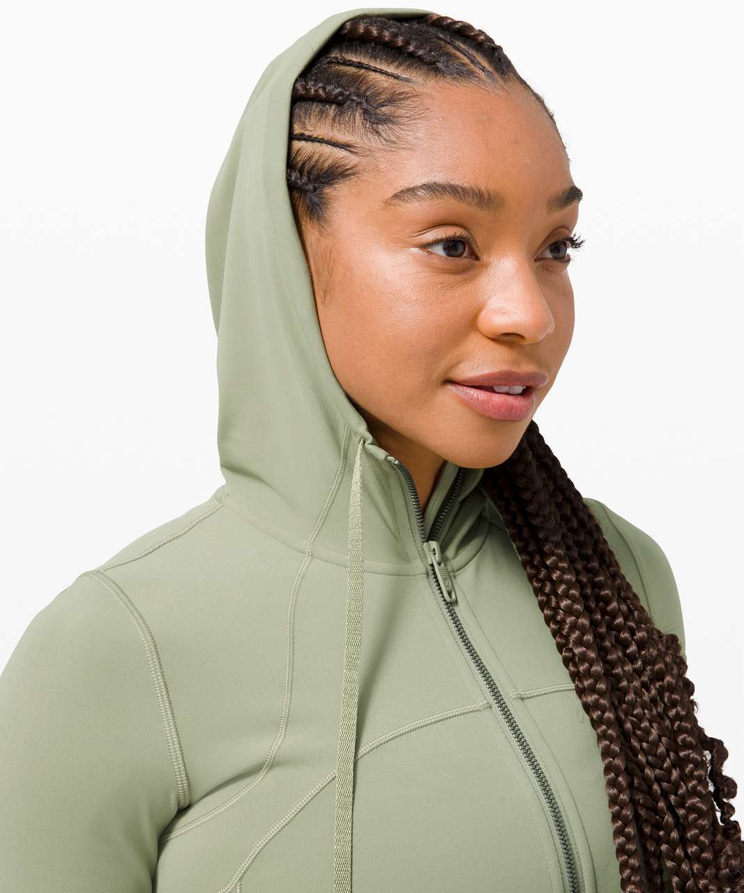 Lululemon Green Hooded Define Jacket Women's Size 6 W4BPES $128