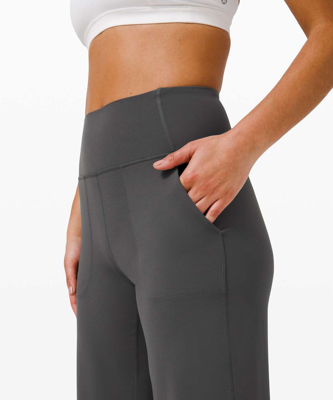 Lululemon + LA Wide Leg Side Split High-Rise Pant