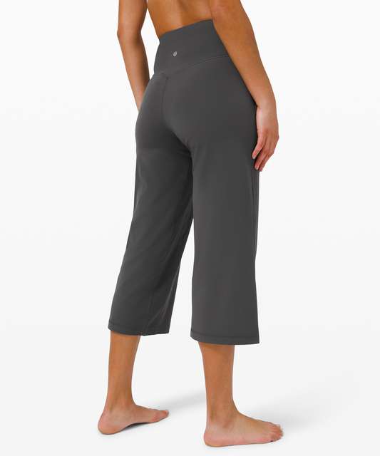 Lululemon Align Super-High-Rise Wide Leg Crop 23 - Mulled Wine - lulu  fanatics