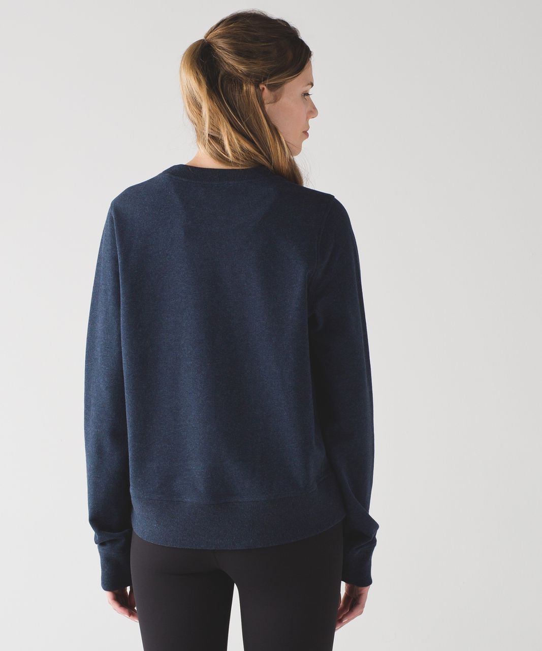 Lululemon Split Long Sleeve - Heathered Naval Blue