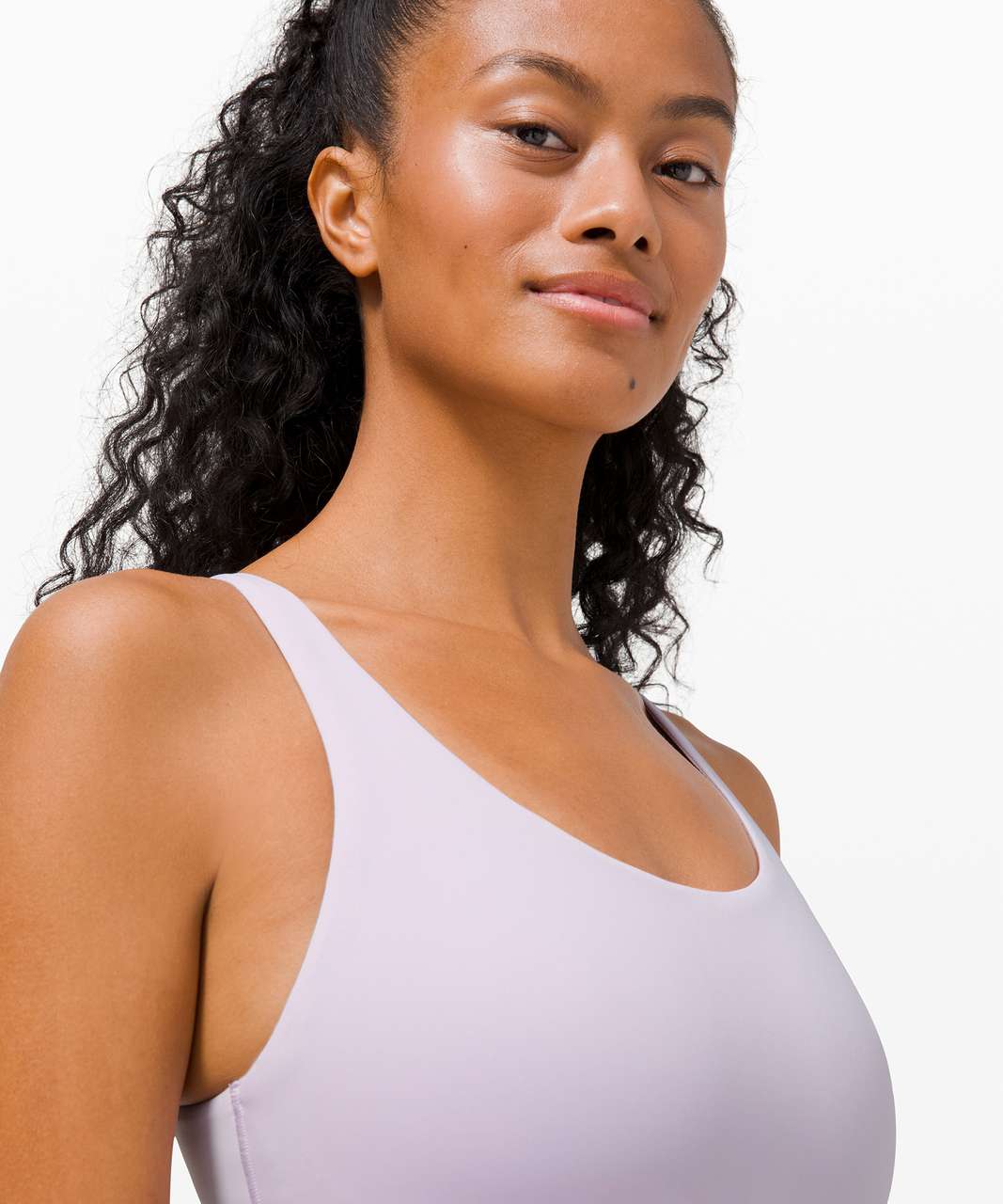 Lululemon In Alignment Straight Strap Bra *Light Support, C/D Cups -  Lavender Dew - lulu fanatics