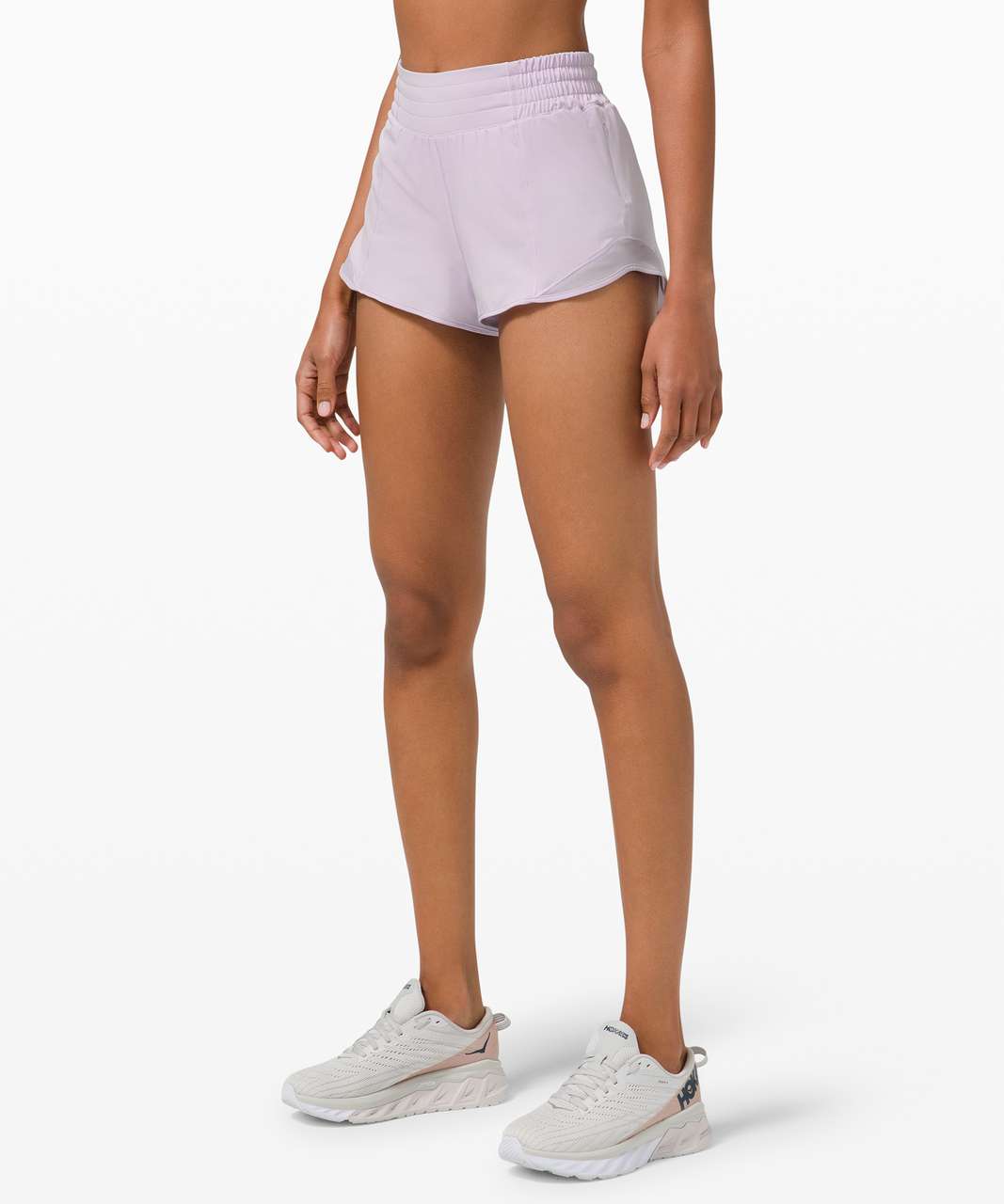 Lululemon Hotty Hot Hi Rise Short 2.5” Lined Shorts Lavender Dew Women’s  Size 14