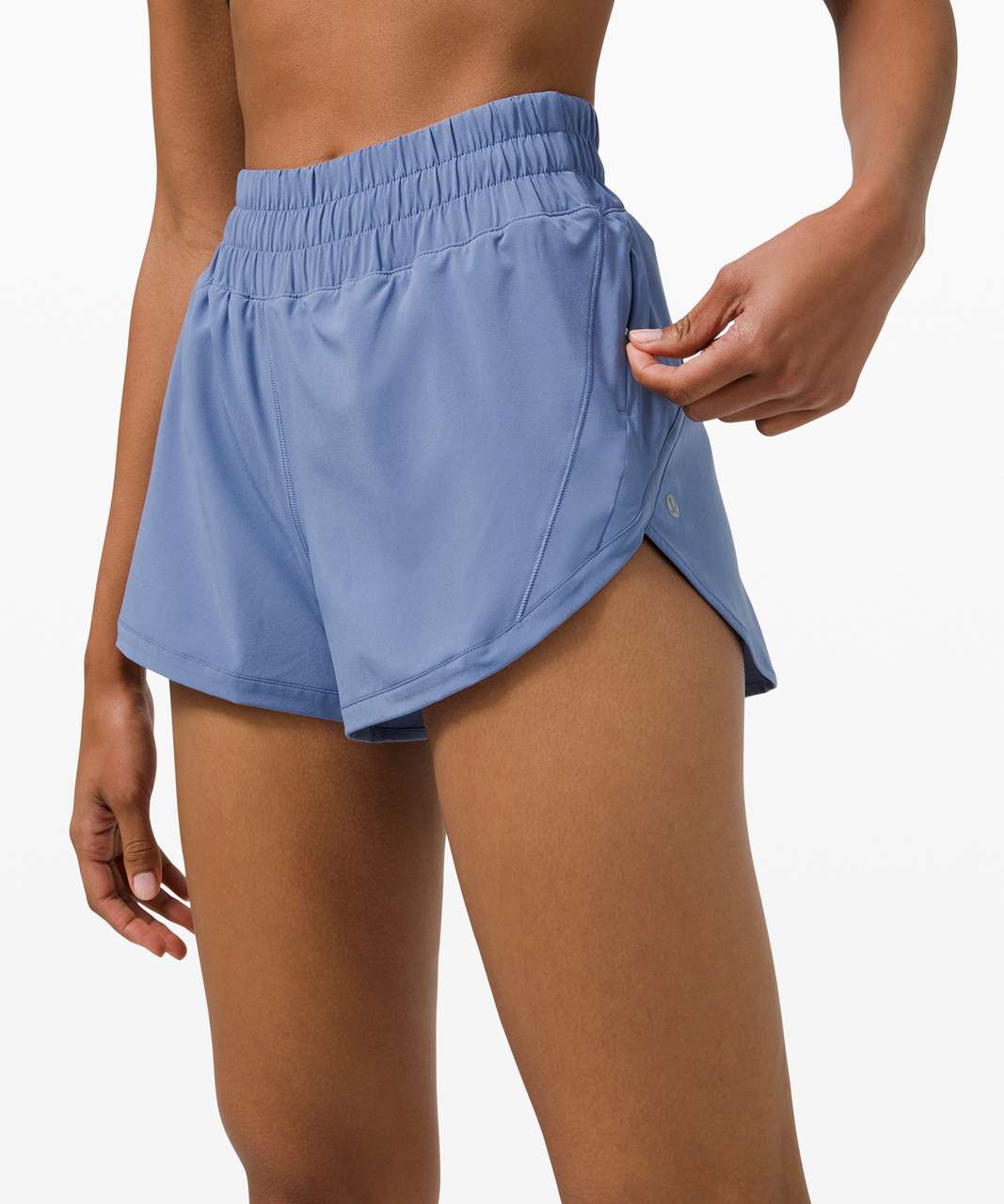 Lululemon Track That High-Rise Short 3" Lined - Water Drop