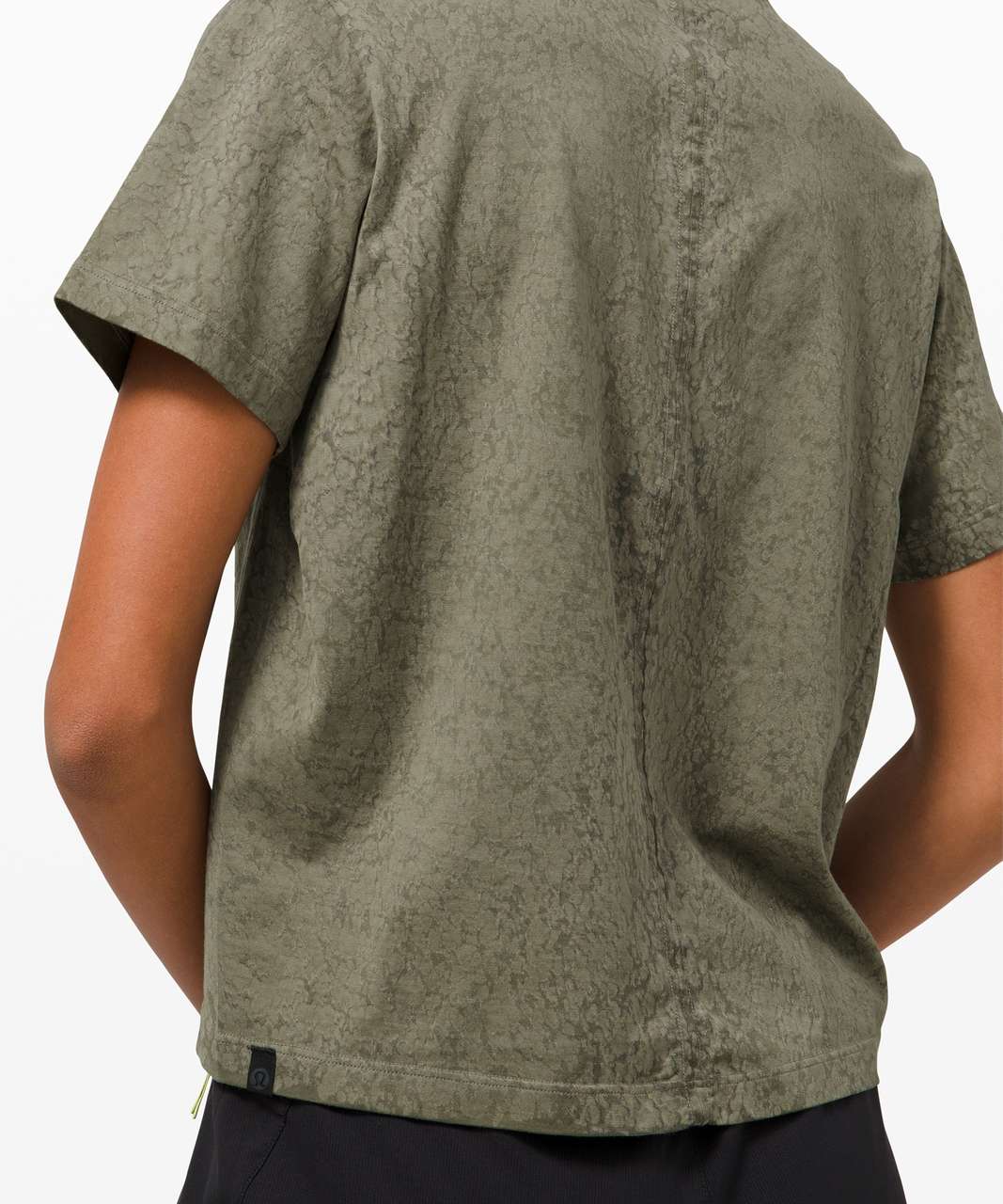 Lululemon Skreppa Short Sleeve *lululemon lab - Army Green Bloom Dye