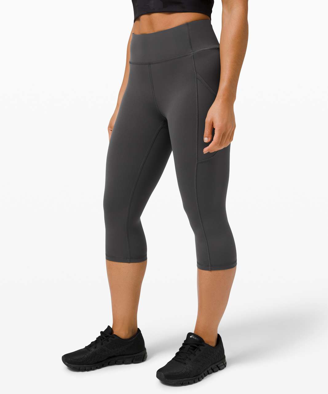 Lululemon Invigorate High-Rise Crop 17" - Graphite Grey