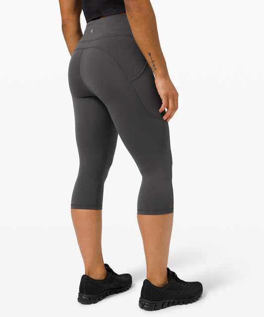 Lululemon Invigorate High-Rise Crop 17 - True Navy - lulu fanatics