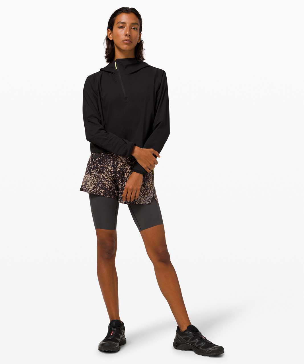 Lululemon Alacer Short *lululemon lab - Planet Surface Black Granite Multi