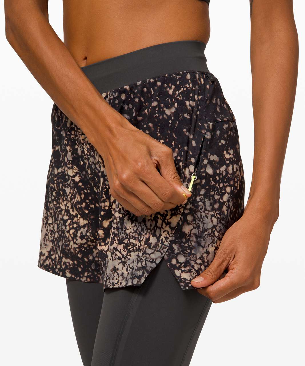 Lululemon Alacer Short *lululemon lab - Planet Surface Black Granite Multi