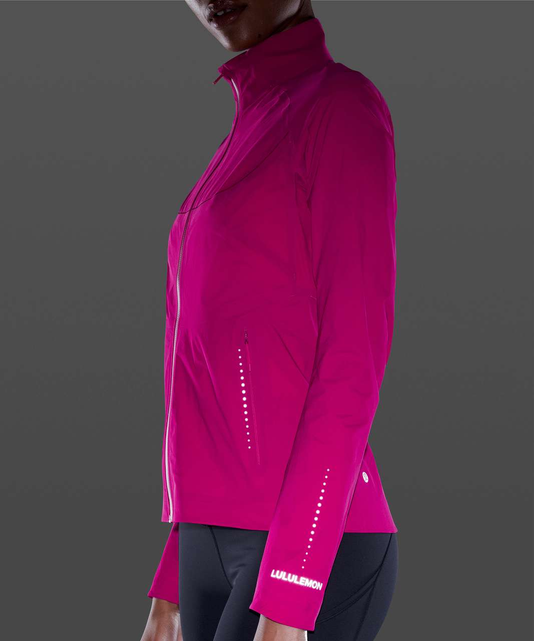 Lululemon Fast and Free Windbreaker - Ripened Raspberry