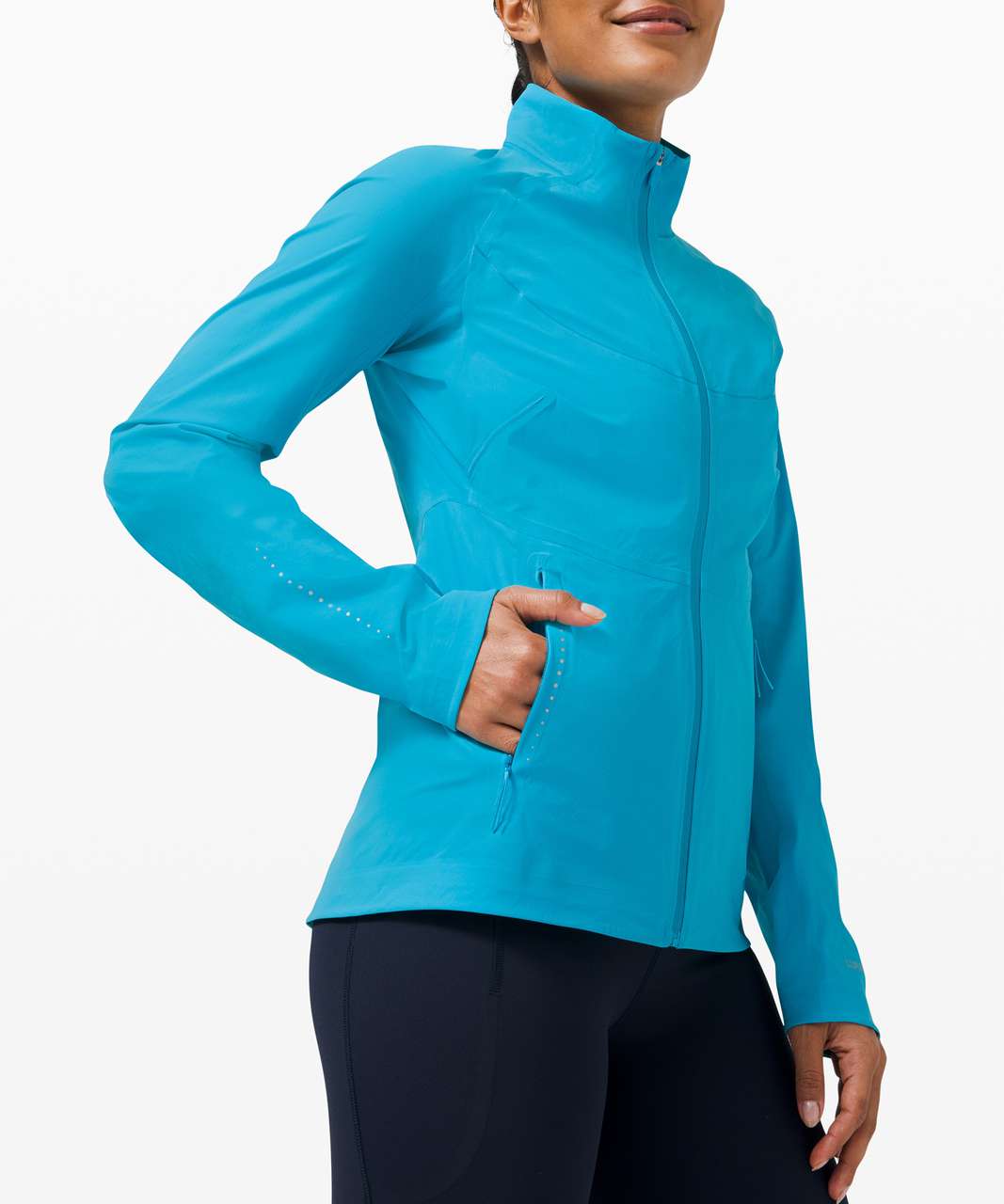 Lululemon Fast and Free Windbreaker - Turquoise Tide