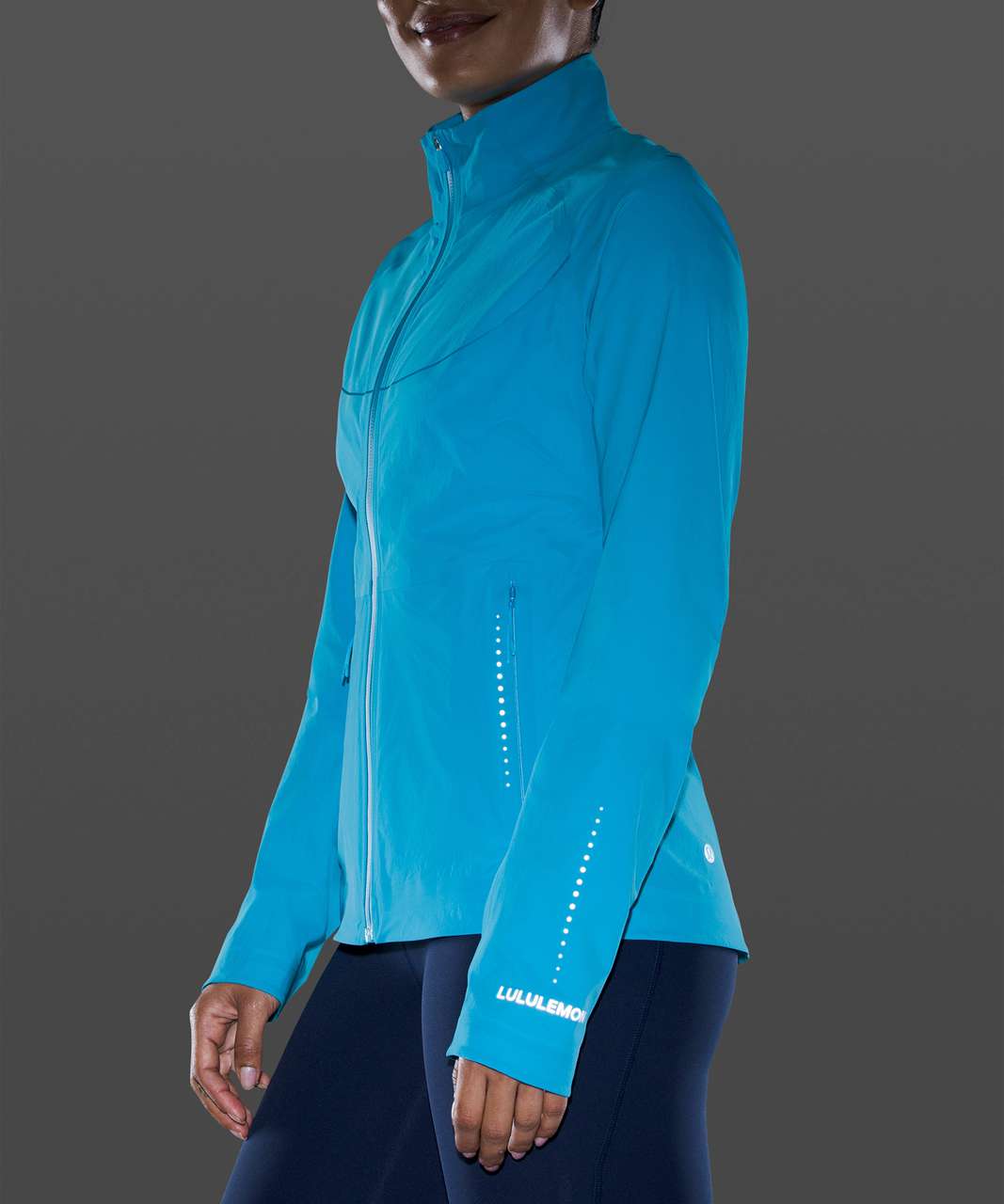 Lululemon Fast and Free Windbreaker - Turquoise Tide