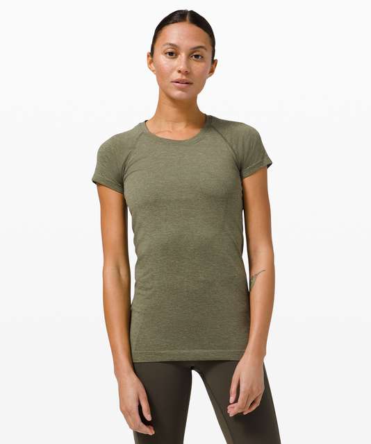 Lululemon Run: Swiftly Tech Short Sleeve Crew - Heathered Real Teal