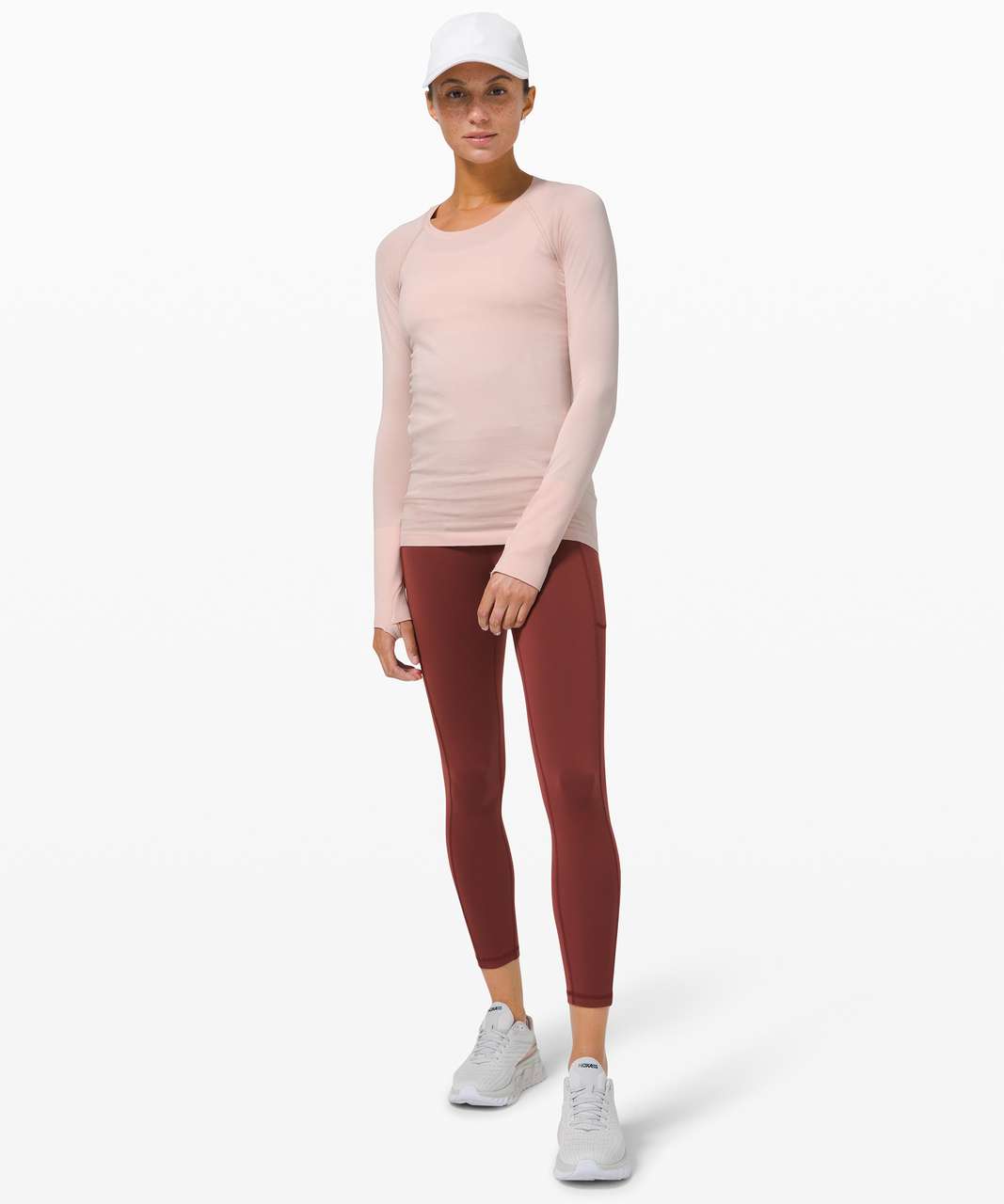 Lululemon Swiftly Tech Long Sleeve 2.0 - Feather Pink / Feather Pink