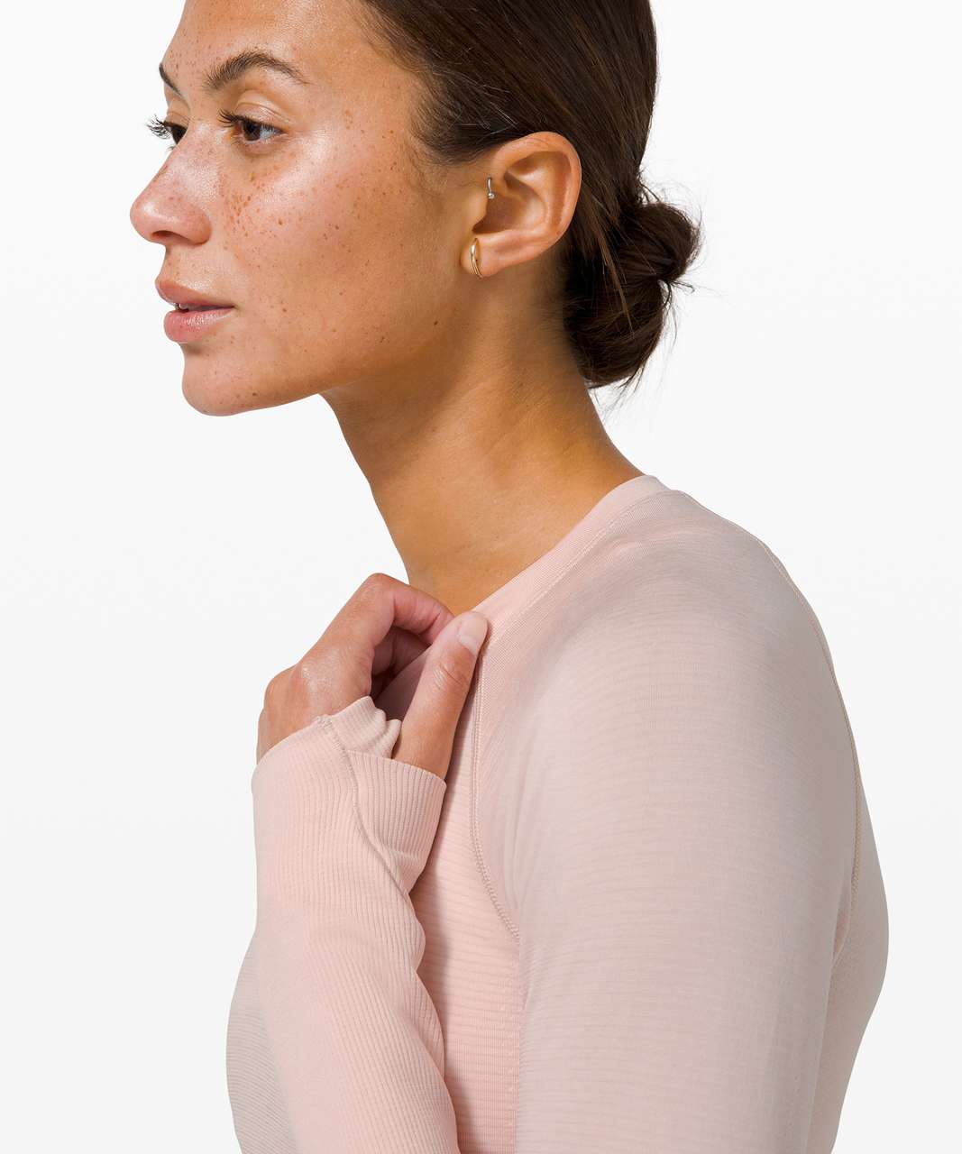 Lululemon Swiftly Tech Long Sleeve 2.0 - Feather Pink / Feather Pink