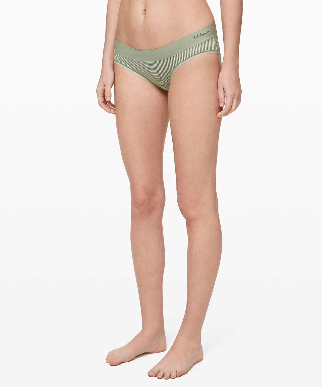 Lululemon Soft Breathable Bikini *Stripe - Sea Moss