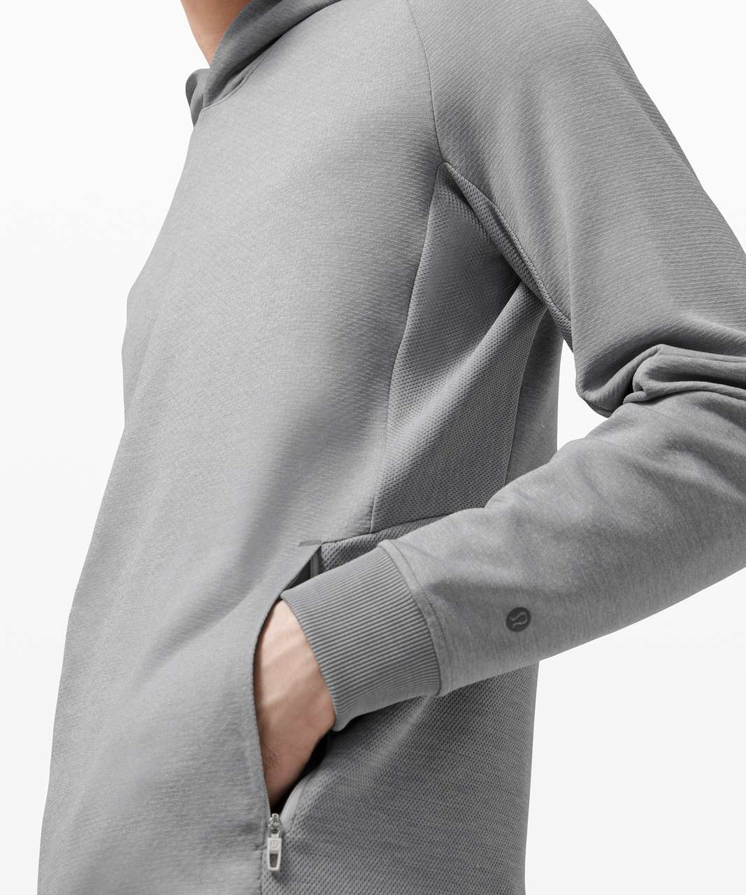 Lululemon At Ease Hoodie - Heathered White Opal - lulu fanatics