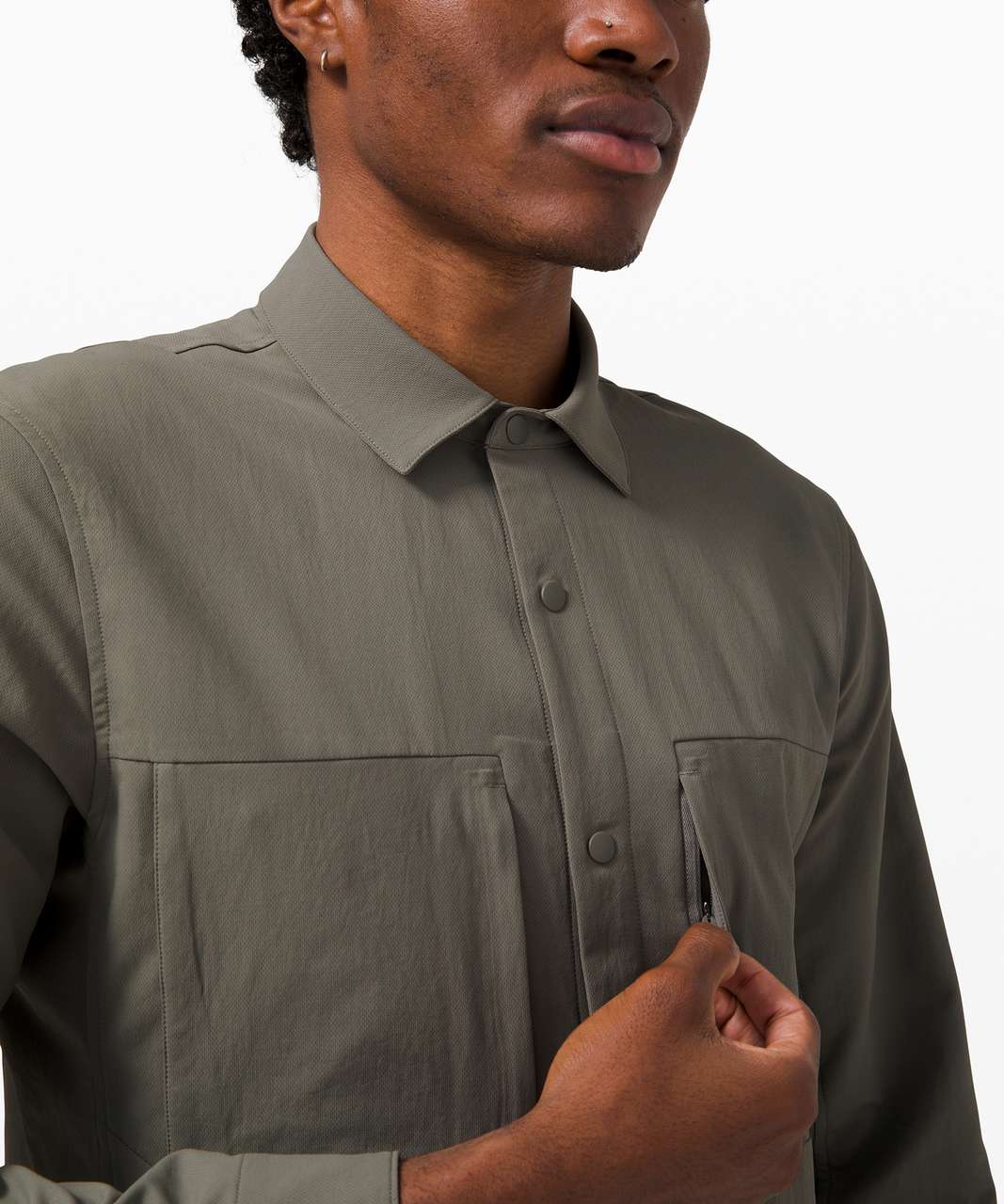 Lululemon City Scope Overshirt - Grey Sage