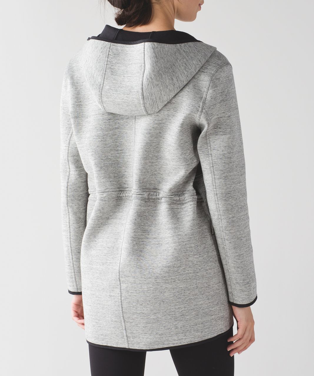 Lululemon City Bound Wrap - Heathered Space Dyed Medium Grey / Black