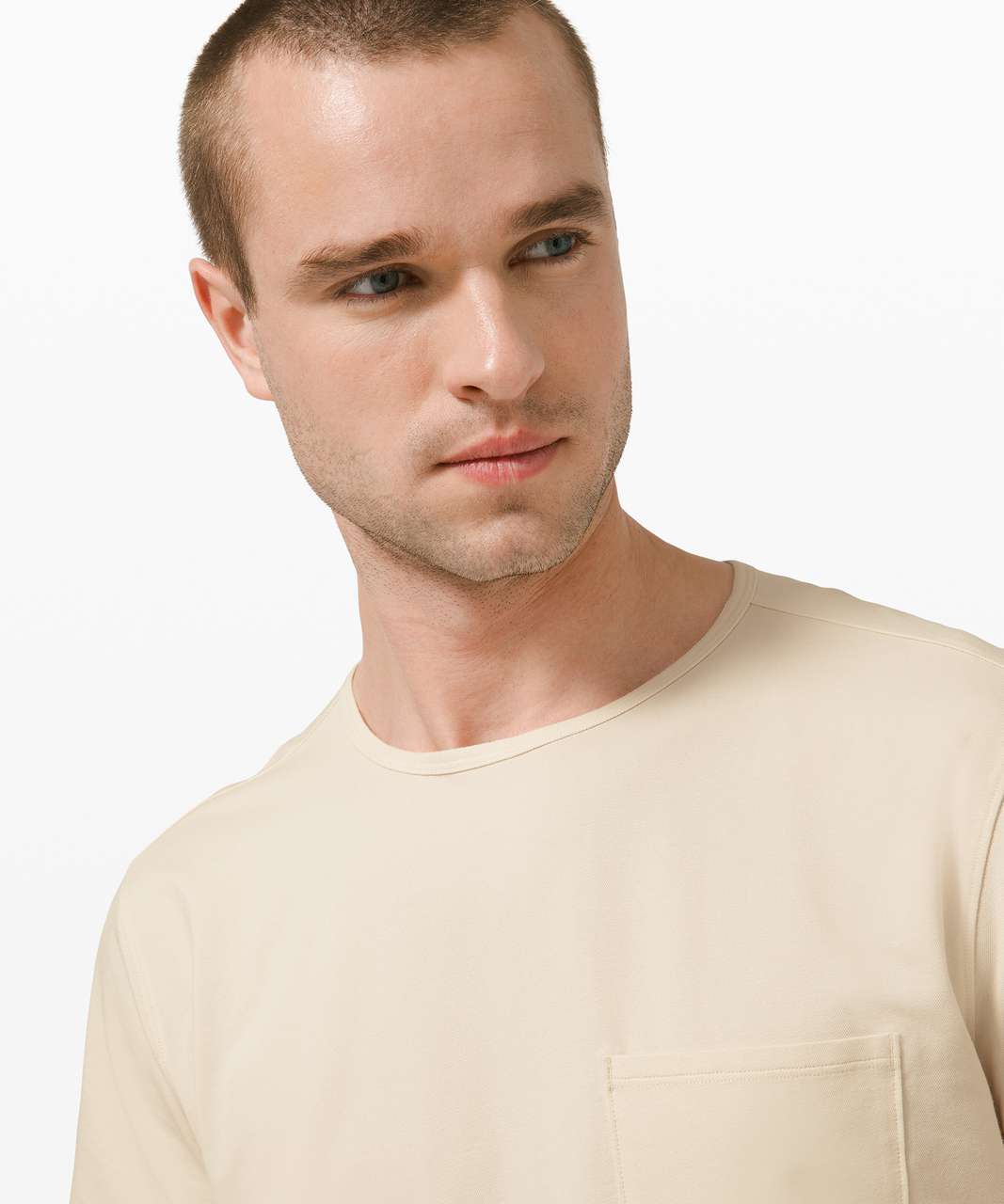 Lululemon Chest Pocket Relaxed Fit Tee - White Opal