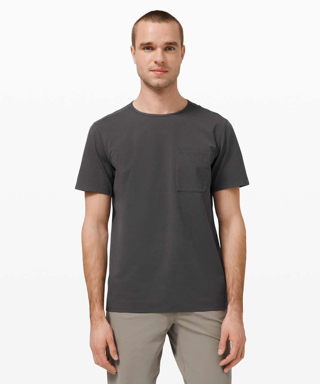 Lululemon Chest Pocket Relaxed Fit Tee - Graphite Grey