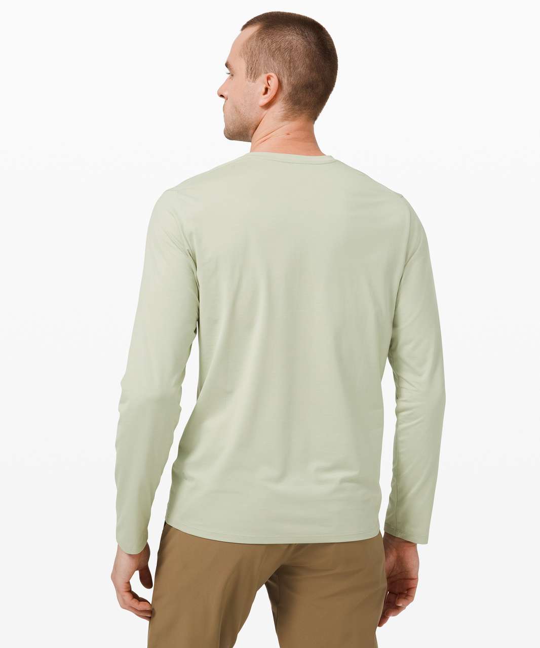 Lululemon The Fundamental Long Sleeve Henley - Green Fern