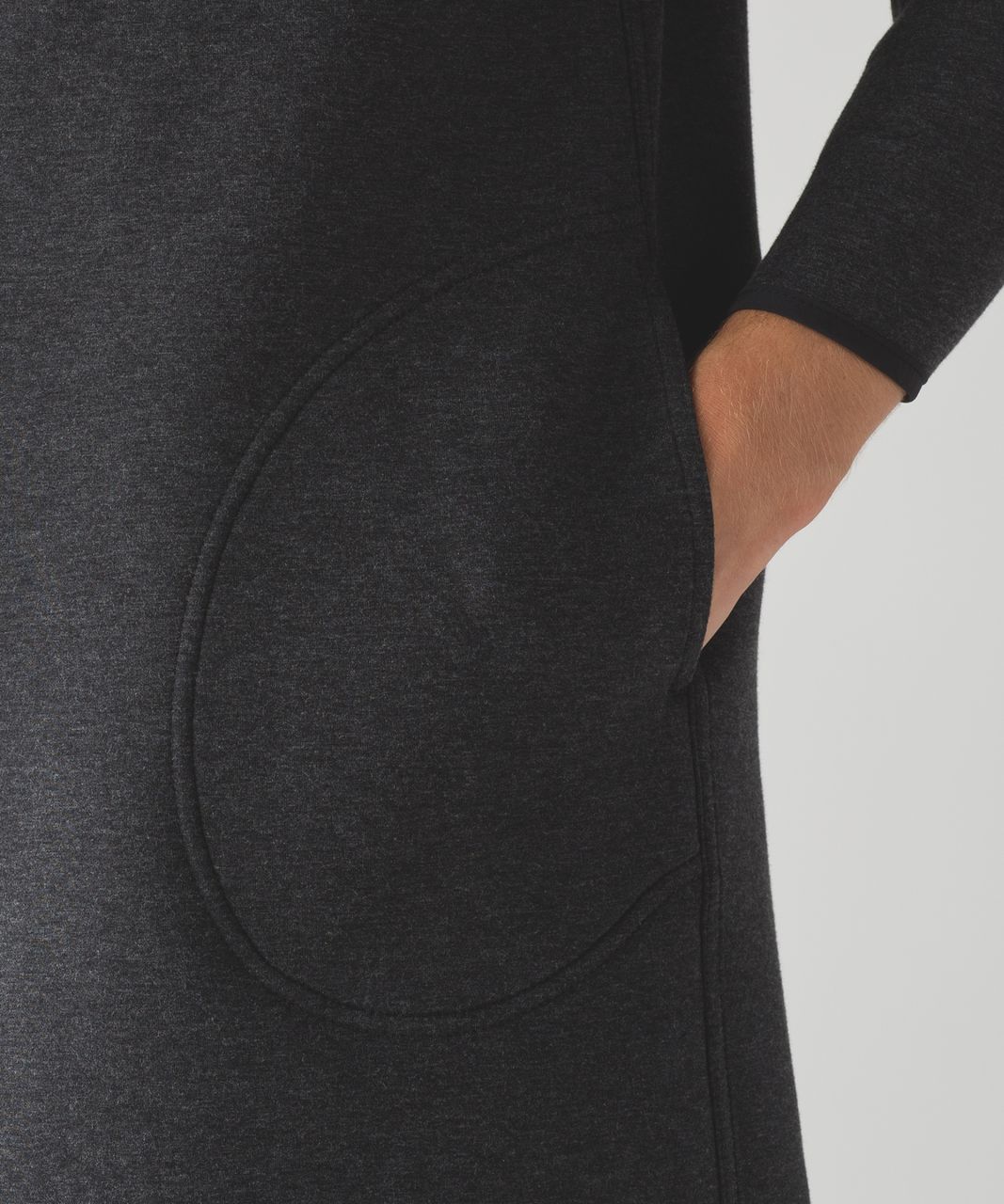 Lululemon City Bound Wrap - Heathered Black / Black