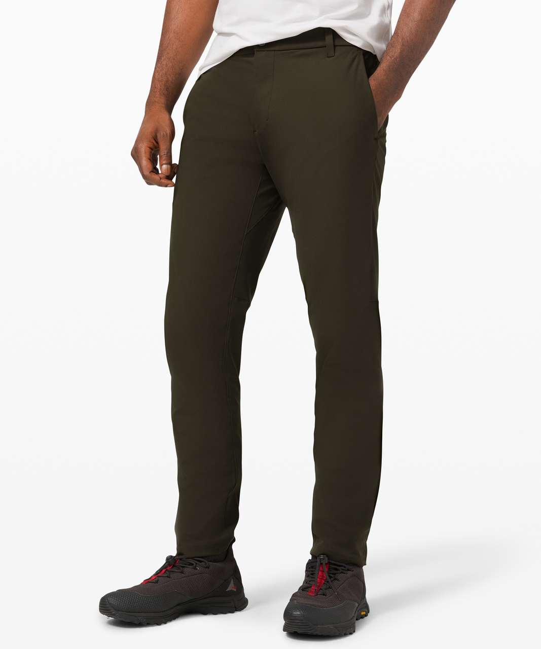 Lululemon Commission Pant Classic *Warpstreme 28" - Dark Olive (First Release)