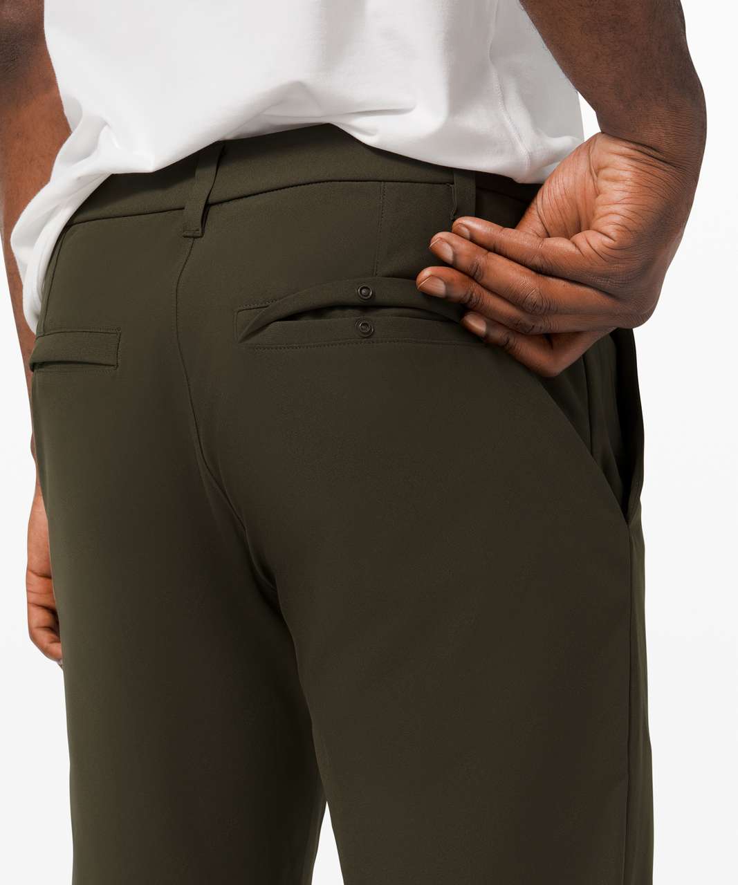 Lululemon Commission Pant Classic *Warpstreme 28" - Dark Olive (First Release)