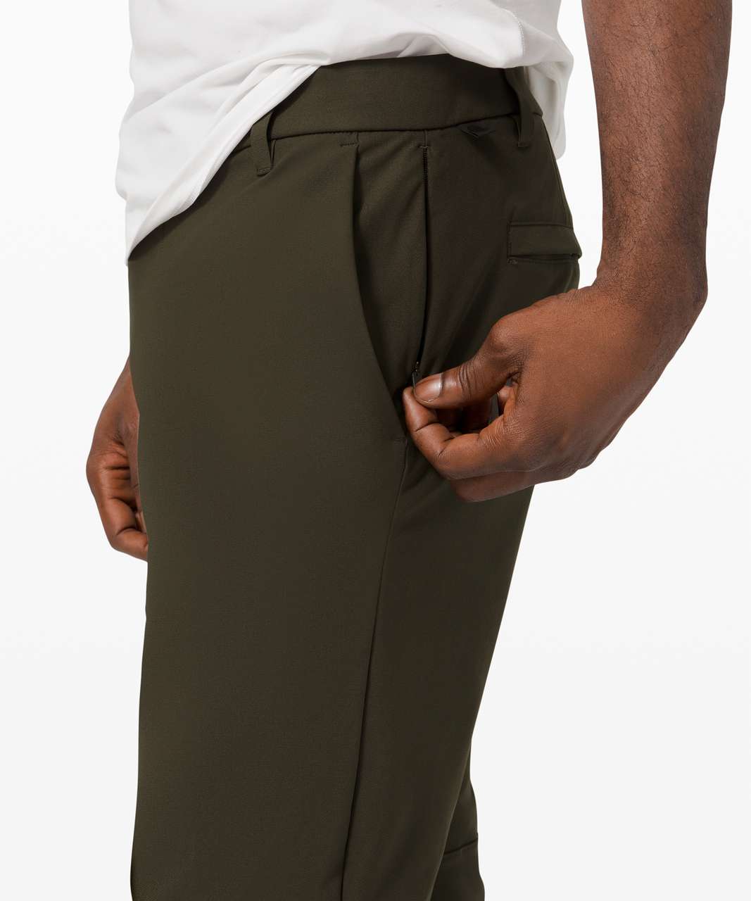 Lululemon Commission Pant Classic *Warpstreme 28" - Dark Olive (First Release)