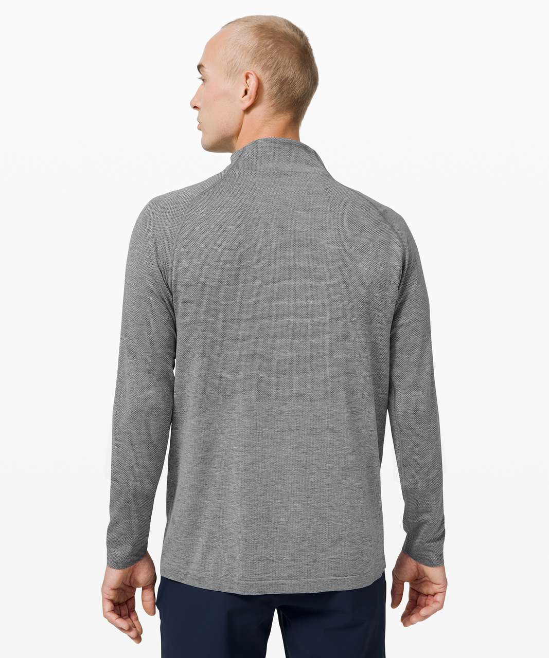 Lululemon Metal Vent Tech 1/2 Zip 2.0 - Slate / White