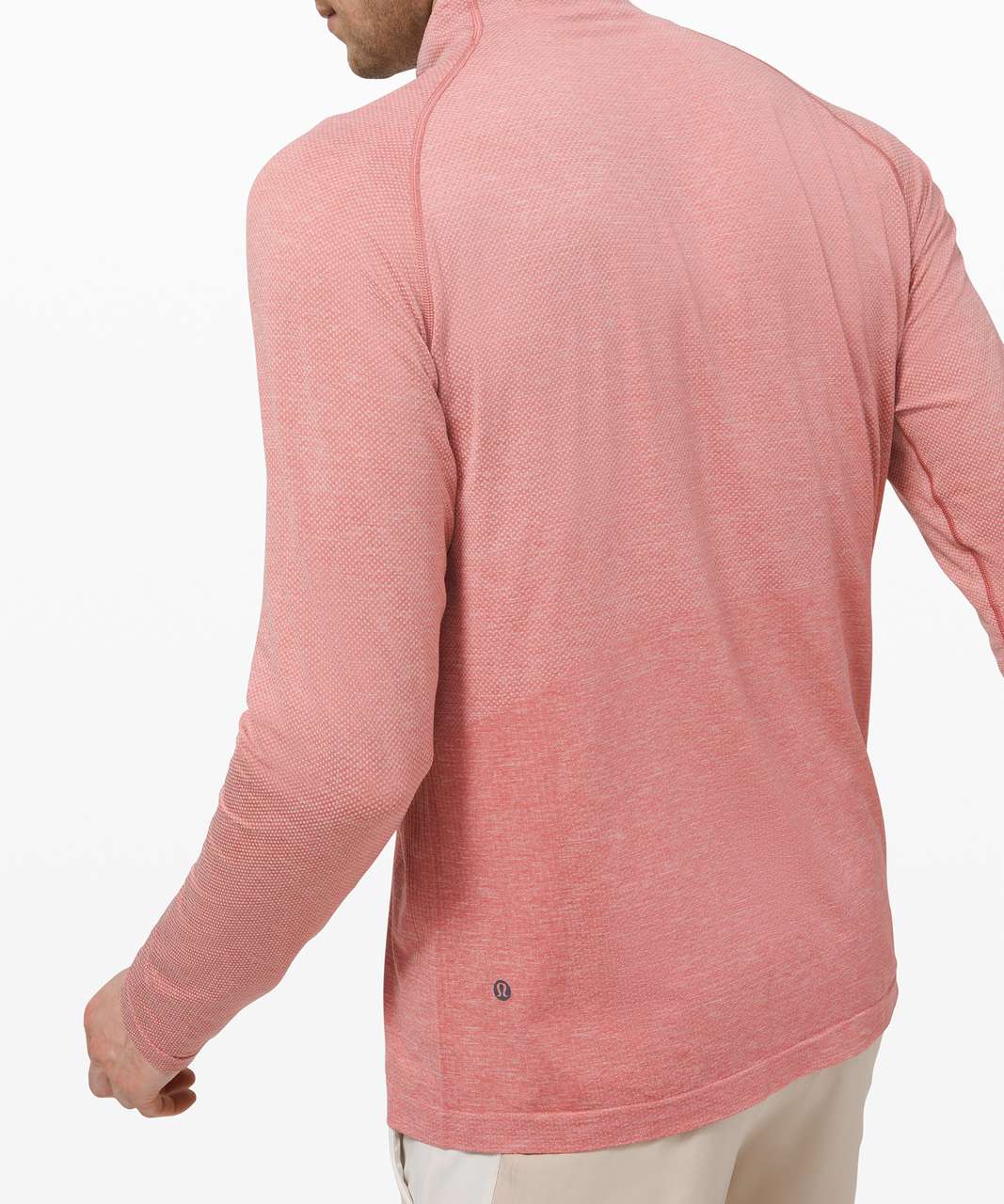 Lululemon Metal Vent Tech 1/2 Zip 2.0 - Misty Pink / Cherry Tint