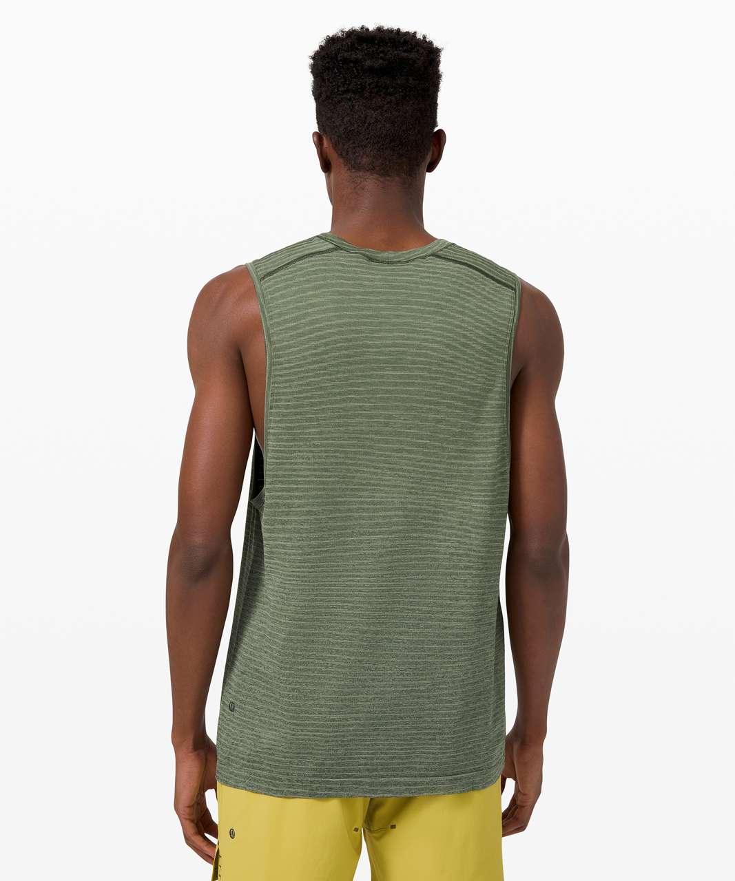 Lululemon Metal Vent Tech Sleeveless 2.0 - Wave Fade Rosemary Green / Smoked Spruce